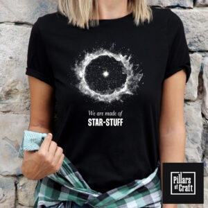 We are made of star stuff T-shirt, Carl Sagan star stuff T-shirt, Astronomy T-shirt, Cosmic T-shirt - Image 4