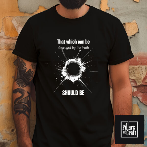 Destroyed by the truth T-shirt, Inspirational Quotes T-shirt, Thought Provoking T-shirt