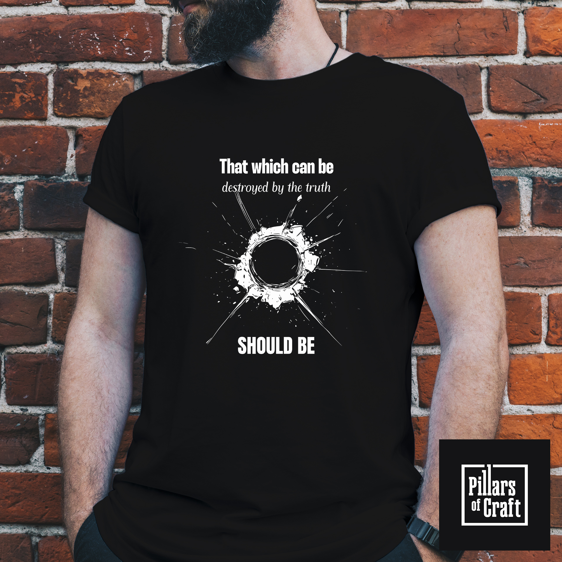 Destroyed by the truth T-shirt, Inspirational Quotes T-shirt, Thought Provoking T-shirt - Image 3