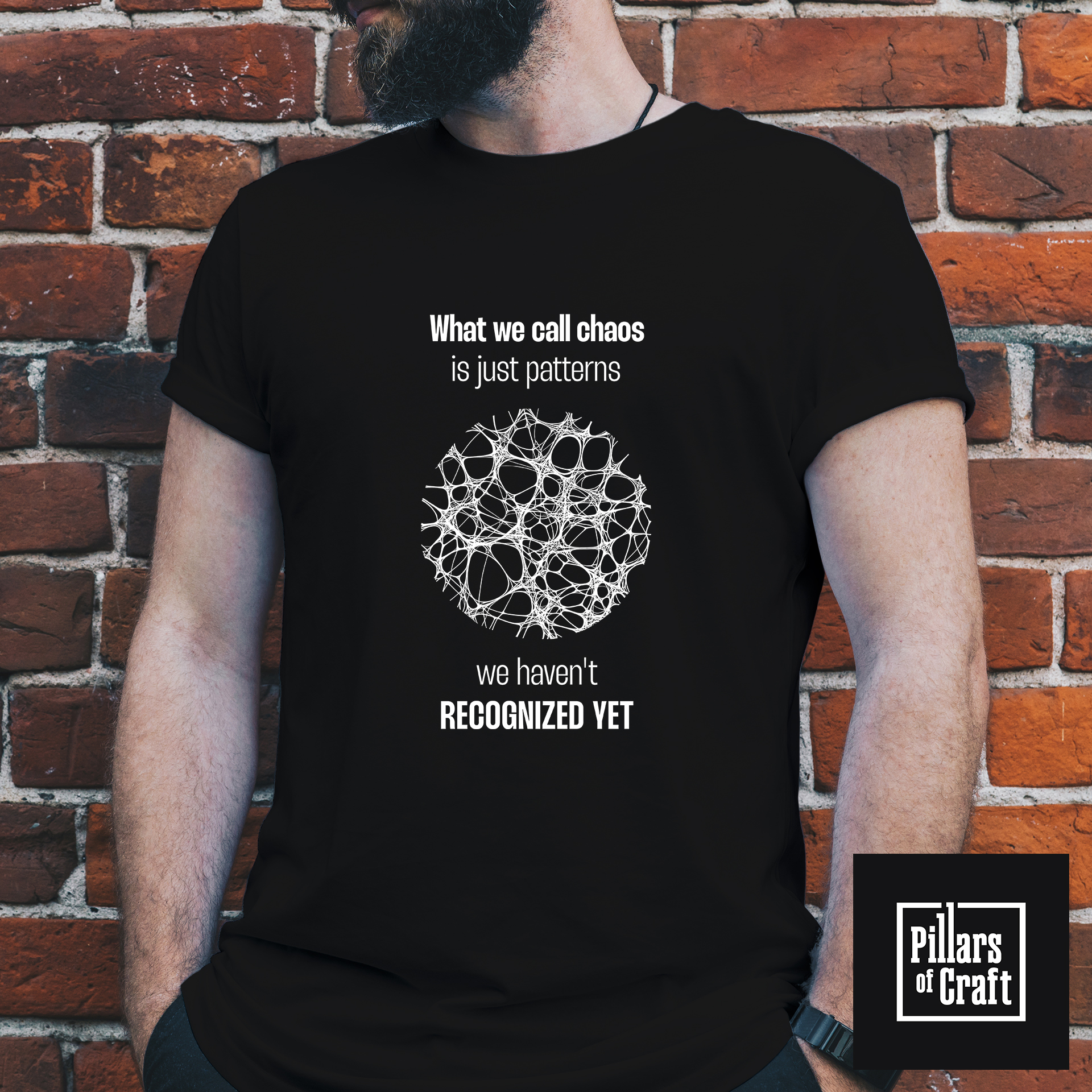 What we call chaos T-shirt, Chaos theory T-shirt, Patterns T-shirt, Thought Provoking T-shirt - Image 2