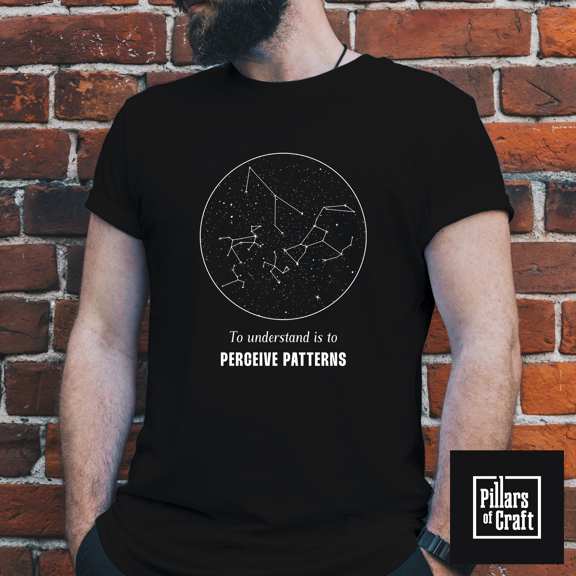 Constellations T-shirt, Skymap T-shirt, Starry night sky T-shirt, Inspirational shirt - Image 2