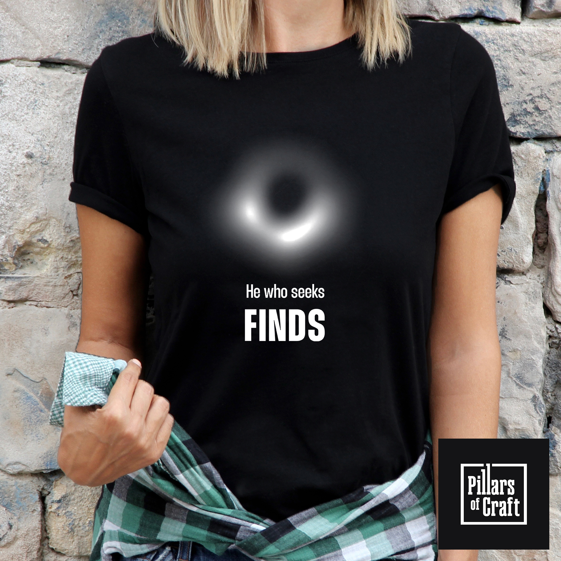 Supermasive black hole M87 T-shirt, Messier 87 black hole T-shirt, Inspirational T-shirt - Image 3
