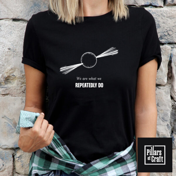 Pulsar T-shirt, Neutron star T-shirt, We are what we repeatedly do, Inspirational T-shirt - Image 3
