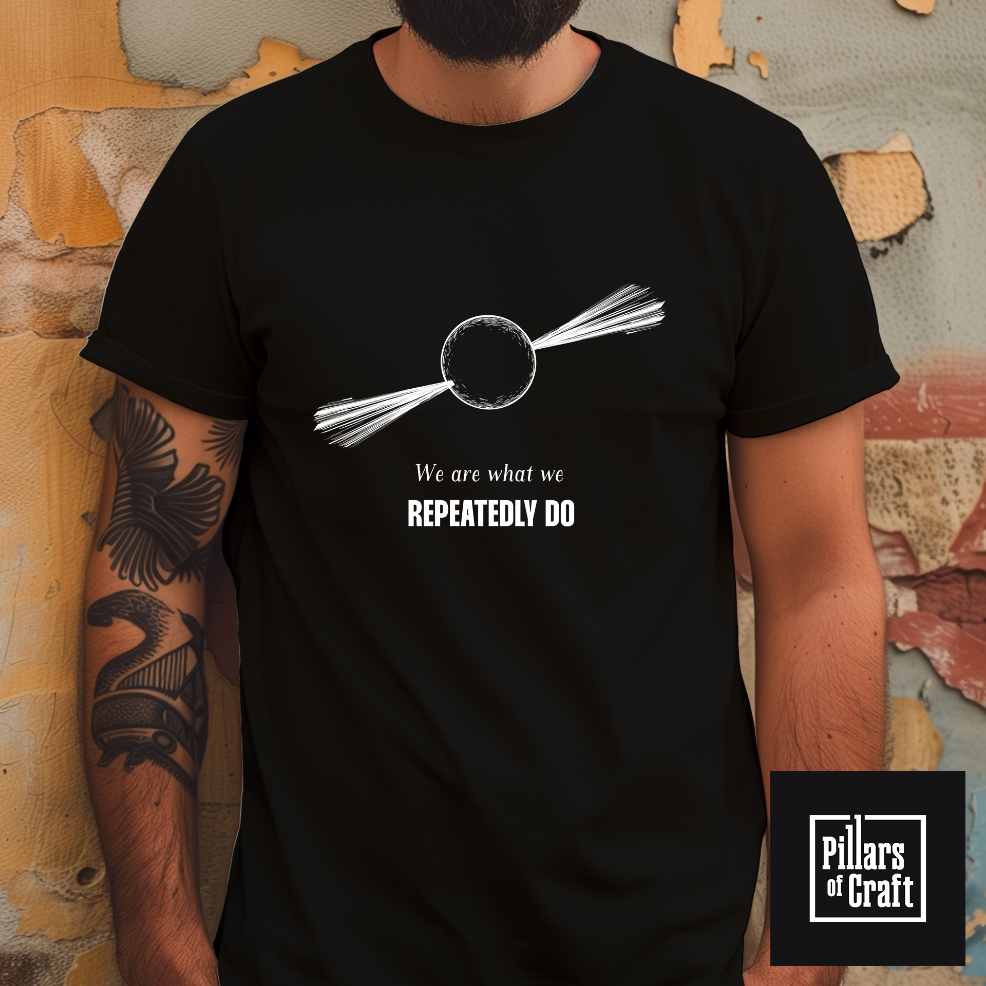 Pulsar T-shirt, Neutron star T-shirt, We are what we repeatedly do, Inspirational T-shirt - Image 2