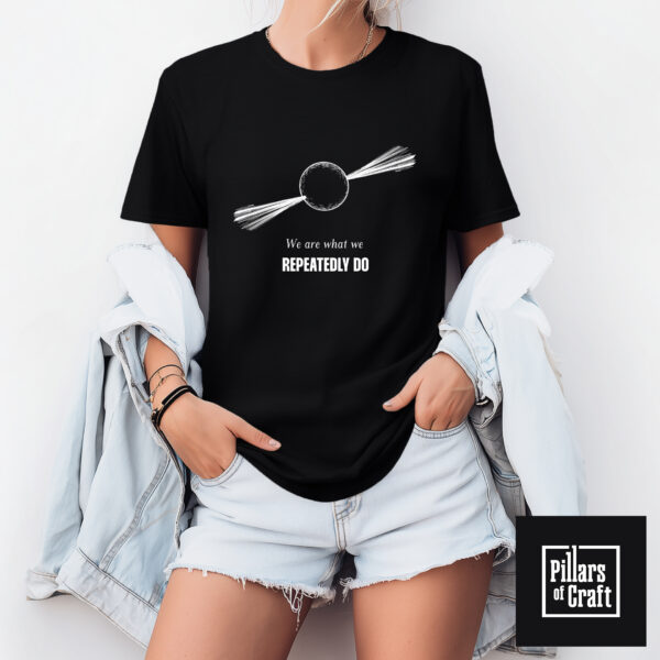 Pulsar T-shirt, Neutron star T-shirt, We are what we repeatedly do, Inspirational T-shirt