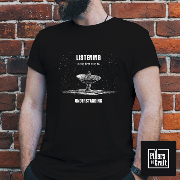 Radio telescope T-shirt, Radio Astronomy T-shirt,  Inspirational T-shirt
