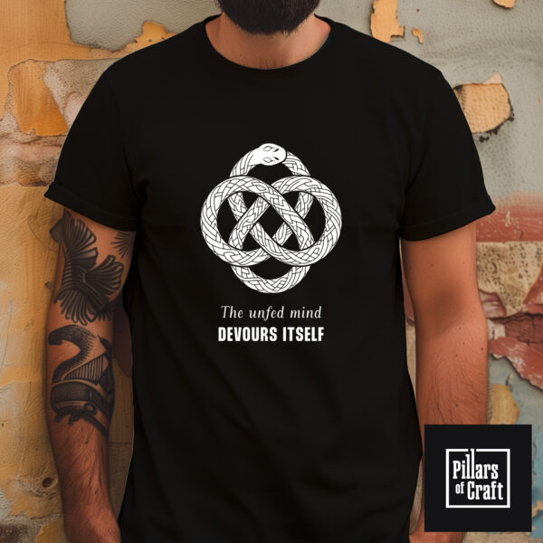 Ouroboros shirt, Serpent eating its own tail shirt, Snake shirt, Inspirational shirt, Thought provoking shirt