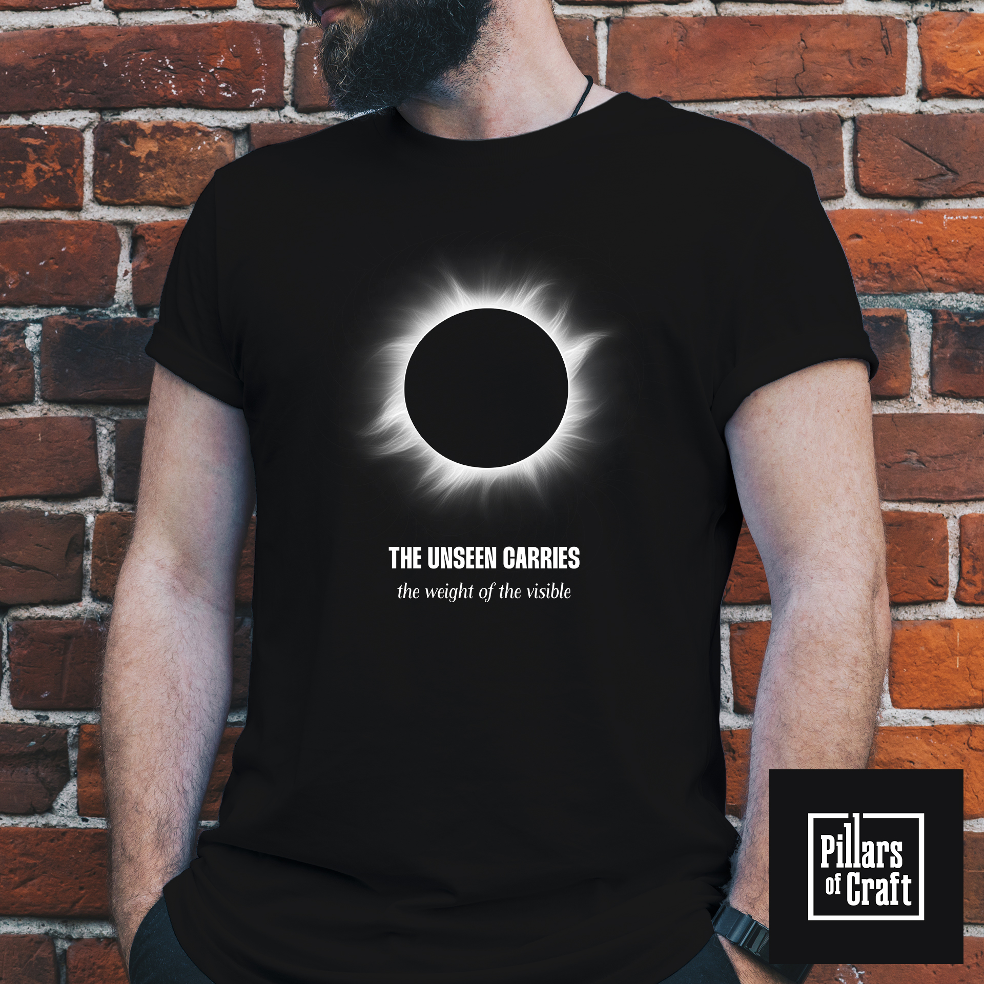Solar eclipse T-shirt, Suns corona T-shirt, Thought provoking T-shirt, Inspirational T-shirt - Image 2
