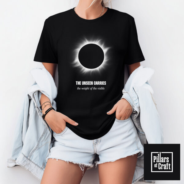 Solar eclipse T-shirt, Suns corona T-shirt, Thought provoking T-shirt, Inspirational T-shirt