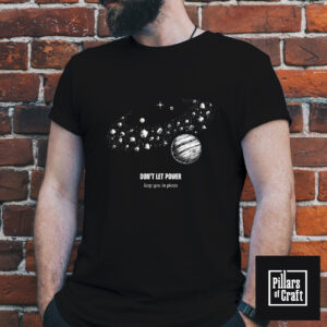 Asteroid belt T-shirt, Jupiter T-shirt, Dont let power T-shirt, Cosmic T-shirt, Inspirational T-shirt - Image 3
