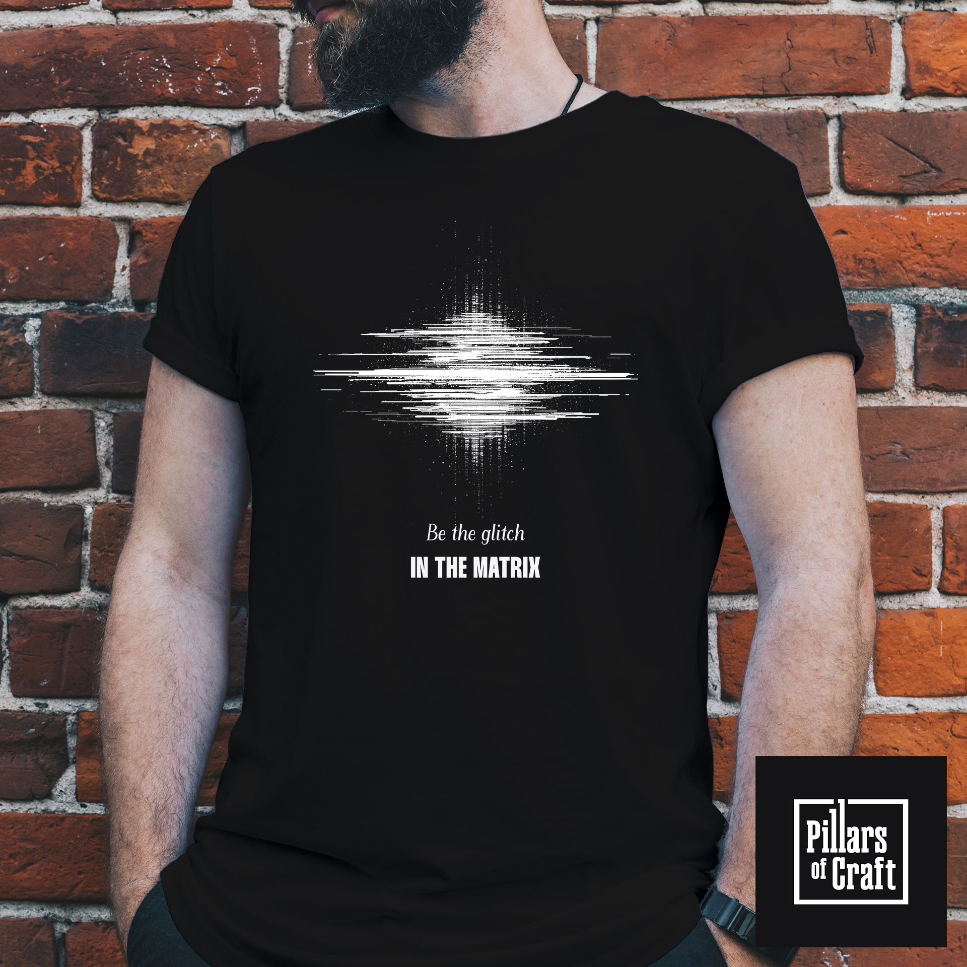 Be the glitch in the matrix T-shirt, Pop culture T-shirt, Glitch Graphic T-shirt - Image 1